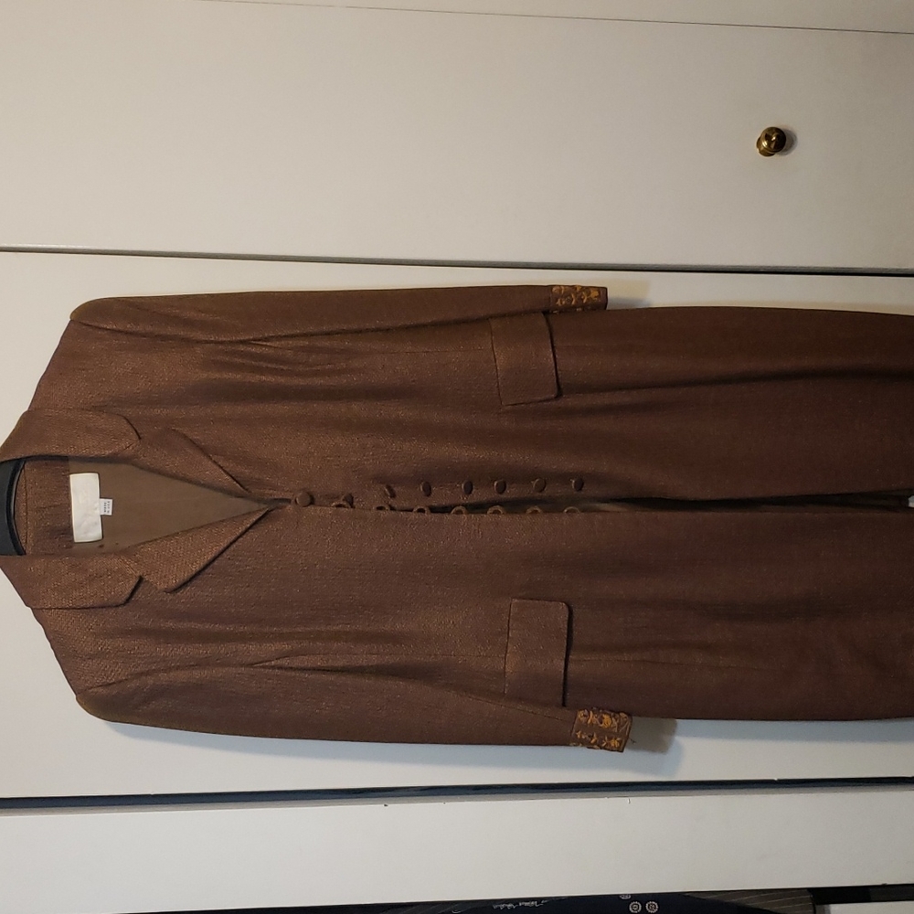 Oscar de la Renta long jacket/ coat size 12